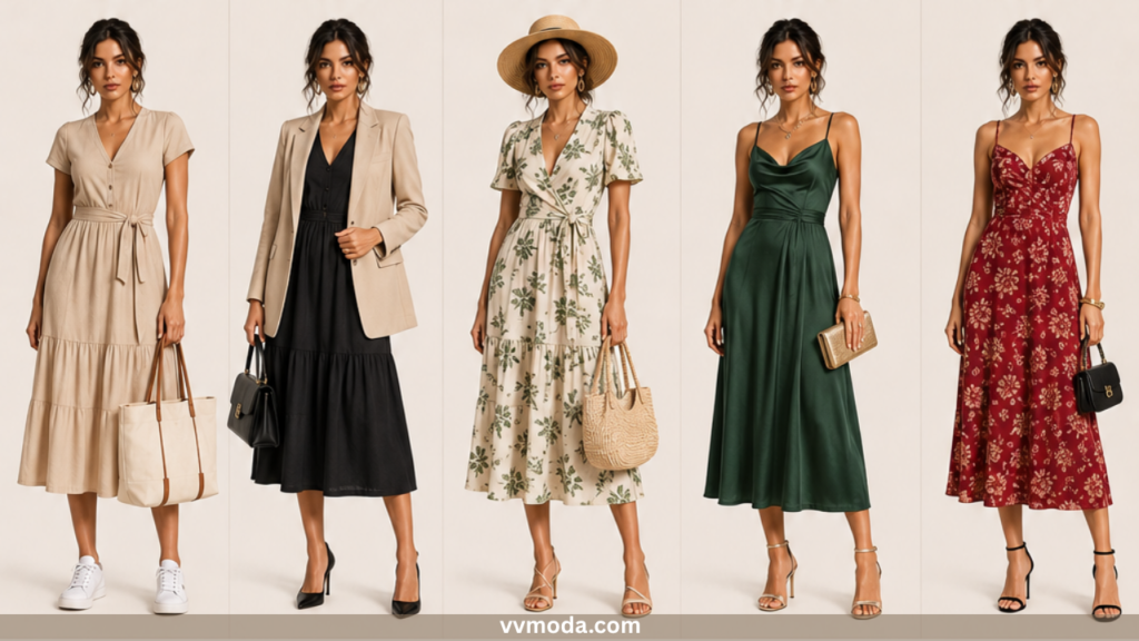 The Ultimate Guide to Midi Dress Outfit Ideas for Every Occasion: 7 Stunning Looks