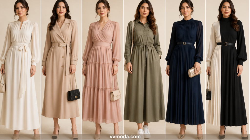 7 Stunning Modest Dress Outfit Ideas for Women, Elegant Looks You Need to Try