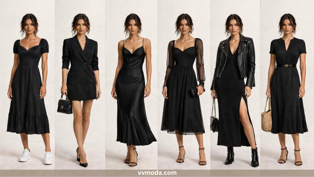 Simple Black Dress Outfits for Effortless Elegance