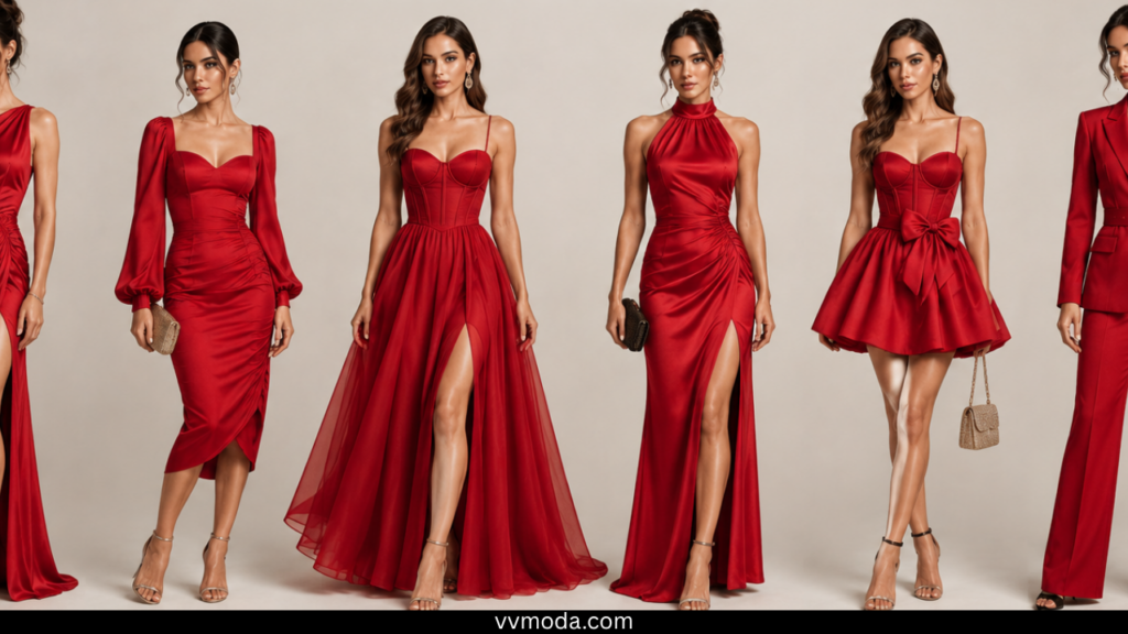 6 Classic Red Dress Looks That Turn Heads (Plus One Statement Suit)