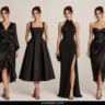 6 Elegant Black Dress Outfit Ideas for a Fancy Event You'll Love