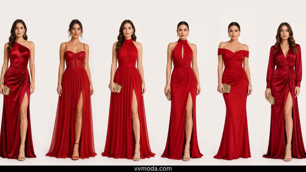 Long Red Dress Outfit Ideas for Formal Occasions, 6 Gowns to Have Ready