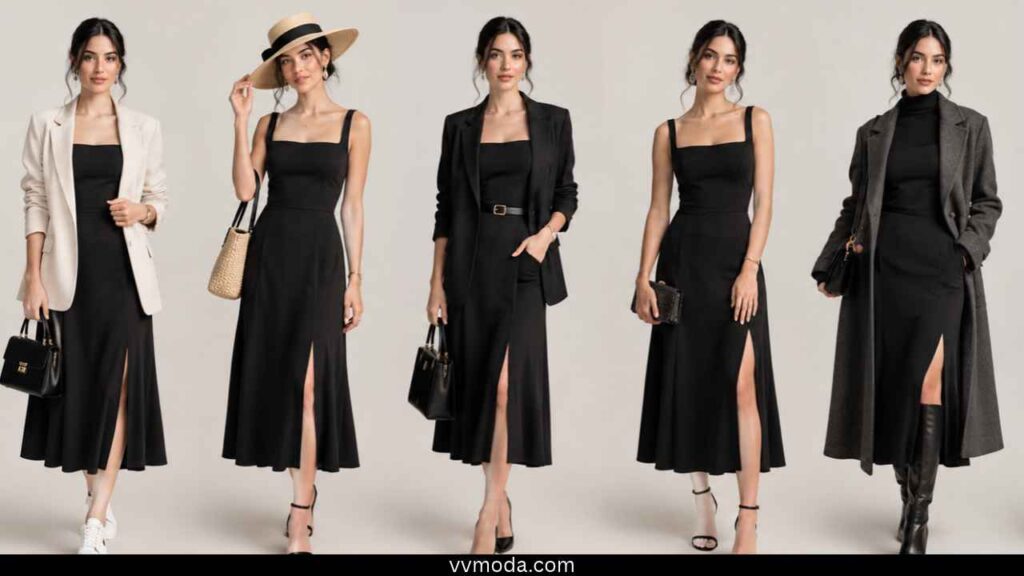 1 Black Dress, 7 Outfits: The Ultimate Capsule Wardrobe Formula